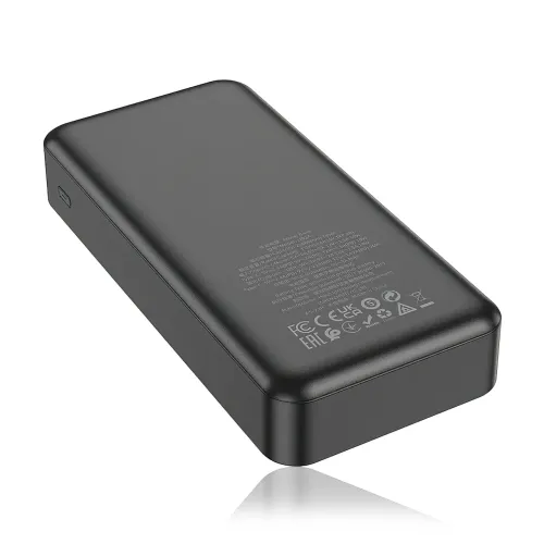 Портативний зарядний пристрій HOCO J102A з вогнетривким корпусом, 20000 мА/год, USB-A, Type-C, Micro-USB - фото 6