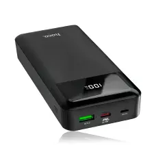 Портативний зарядний пристрій HOCO J102A з вогнетривким корпусом, 20000 мА/год, USB-A, Type-C, Micro-USB