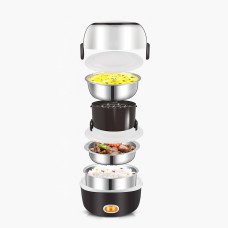 Портативна пароварка Coocking Lunch Box з набором ємностей, 3 рівні, 200 Вт, 2 літри
