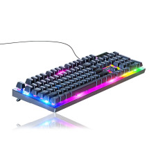Ігрова клавіатура з мишкою Hoco GM18, дротова, з RGB-підсвіткою, клавіатура 104 кнопки