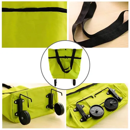 Складаний візок для покупок EcoBag на коліщатках, 0.4 кг - фото 7