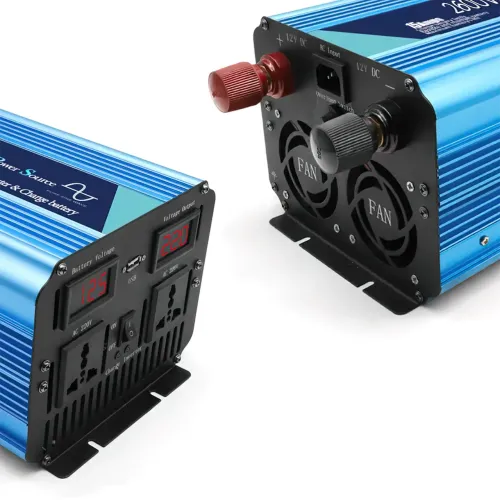 Преобразователь напряжения Wimpex WX-2600, UPS, чистая синусоида, 2600 Вт, 12 В, 15 A - фото 4