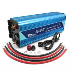 Перетворювач напруги Wimpex WX-5100, UPS, чиста синусоїда, 5000 Вт, 12 В, 20 A