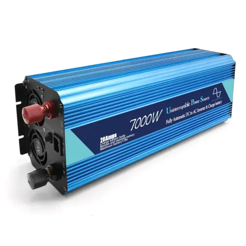Перетворювач напруги Wimpex WX-7100, UPS, чиста синусоїда, 7000 Вт, 12 В, 20 A - фото 2