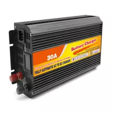 Зарядное устройство для автомобильного аккумулятора Wimpex WX-3050 с регулировкой силы тока, до 30 А, 220-12 В