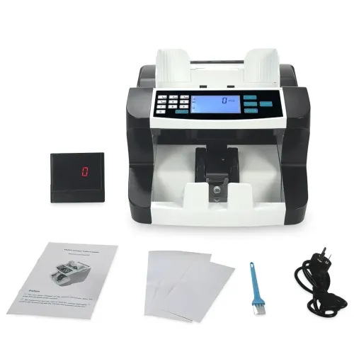 Счетная машинка Wimpex WX-7253 с магнитным и УФ детектором, мультивалютная, 900 банкнот в минуту - фото 8