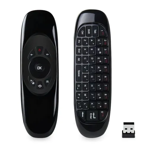 Аеромиш AirMouse I8 3в1 з QWERTY клавіатурою та функцією пульта, з заряджанням від microUSB