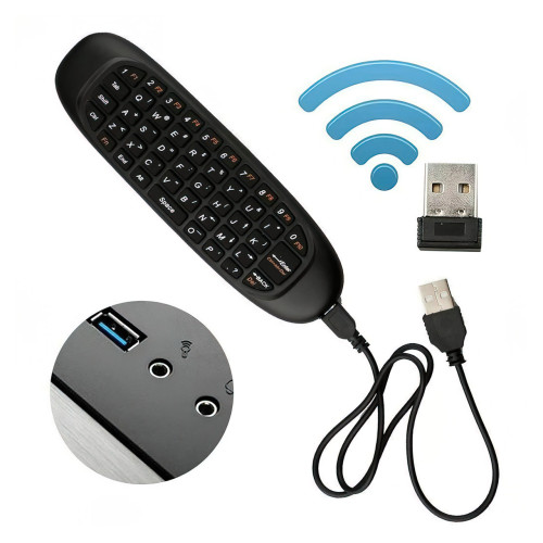 Аеромиш AirMouse I8 3в1 з QWERTY клавіатурою та функцією пульта, з заряджанням від microUSB - фото 5