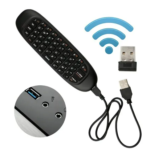 Аеромиш AirMouse I8 3в1 з QWERTY клавіатурою та функцією пульта, з заряджанням від microUSB - фото 7