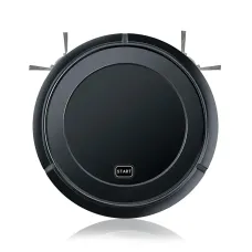 Робот-пилосос HongHui smart No.521, 1200 мА/год, 90 хвилин на одному заряді, мішок 400 мл, чорний