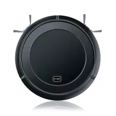 Робот-пилосос HongHui smart No.521, 1200 мА/год, 90 хвилин на одному заряді, мішок 400 мл, чорний