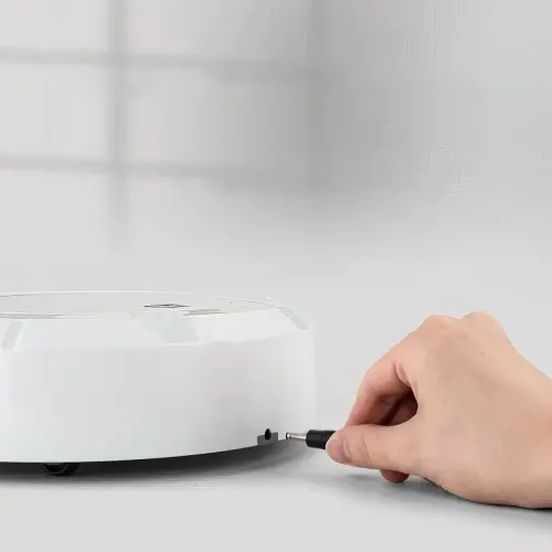 Робот-пилосос HongHui smart No.521, 1200 мА/год, 90 хвилин на одному заряді, пилозбірник 400 мл, білий - фото 6