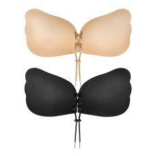 Бюстгальтер невидимка Fly Bra, без бретелек, бесшовный, с Push-Up, размеры A,B,C