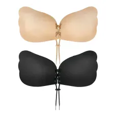 Бюстгальтер невидимка Fly Bra, без бретелек, бесшовный, с Push-Up, размеры A,B,C