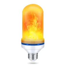 Лампа світлодіодна з ефектом вогню Flame Bulb, 4 режими, у цоколь E27, 7 Вт, 2200 К, 700 Лм