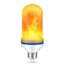 Лампа світлодіодна з ефектом вогню Flame Bulb, 4 режими, у цоколь E27, 7 Вт, 2200 К, 700 Лм