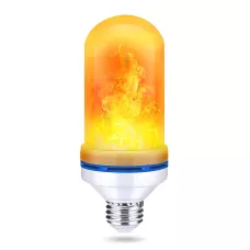 Лампа світлодіодна з ефектом вогню Flame Bulb, 4 режими, у цоколь E27, 7 Вт, 2200 К, 700 Лм
