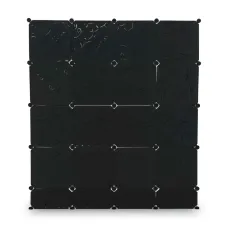 Пластикова складана шафа Storage Cube Cabinet MP-416-102A, 16 секцій