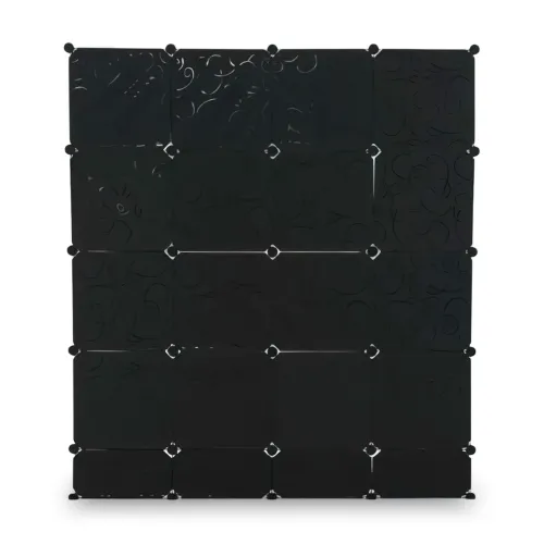 Пластикова складана шафа Storage Cube Cabinet MP-416-102A, 16 секцій - фото 5
