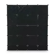 Пластикова складана шафа Storage Cube Cabinet MP-416-102A, 16 секцій