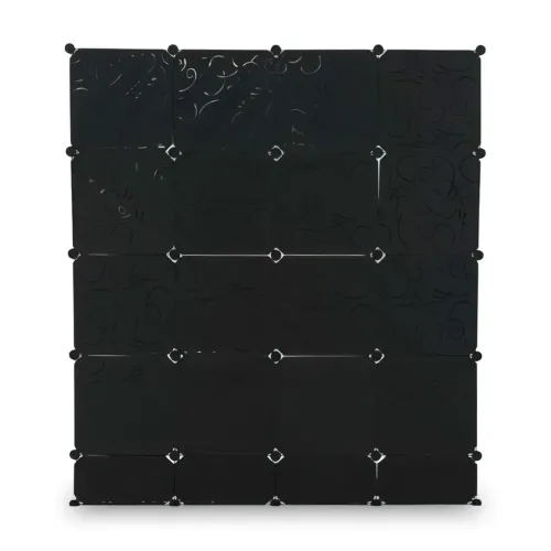 Пластикова складана шафа Storage Cube Cabinet MP-416-102A, 16 секцій - фото 5