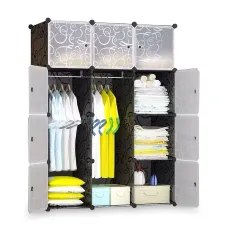 Пластикова складана шафа Storage Cube Cabinet MP312-62, 8 секцій