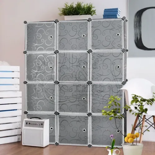Пластикова складана шафа Storage Cube Cabinet MP312-62, 8 секцій - фото 2