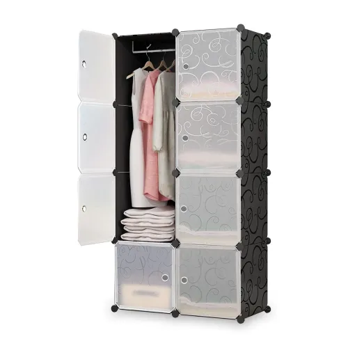 Пластикова складана шафа Storage Cube Cabinet MP-28-51, 6 секцій - фото 5