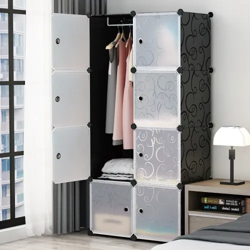 Пластикова складана шафа Storage Cube Cabinet MP-28-51, 6 секцій - фото 3