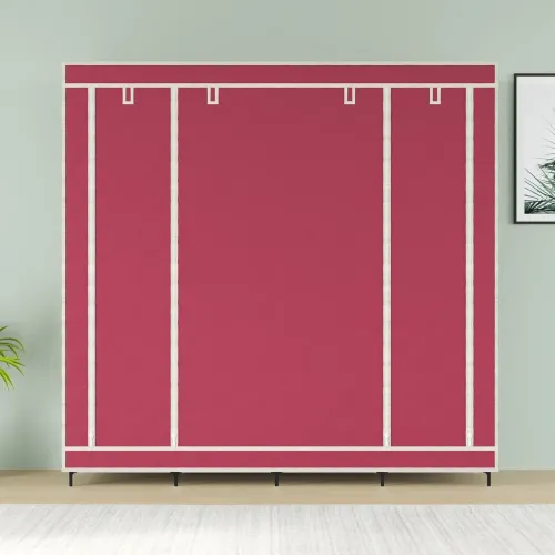 Складана каркасна тканинна шафа Storage Wardrobe 88170, 12 секцій, 170х45х175 - фото 3
