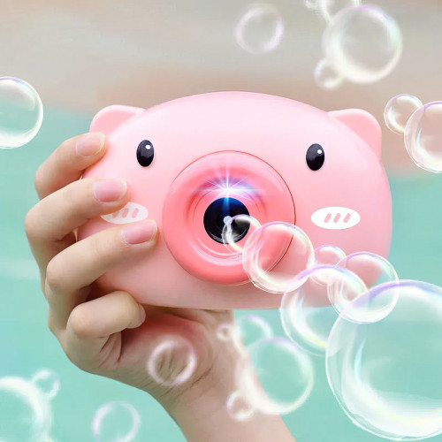 Іграшка-генератор мильних бульбашок Bubble Pig з музичними та світловими ефектами, від 3 років - фото 4