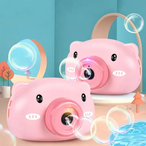 Іграшка-генератор мильних бульбашок Bubble Pig з музичними та світловими ефектами, від 3 років - фото 3