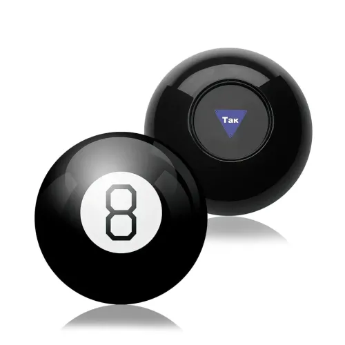 Магический шар предсказатель Magic Ball 8, на 20 ответов, 10 см, на русском