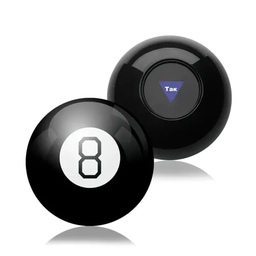 Магический шар предсказатель Magic Ball 8, на 20 ответов, 10 см, на русском