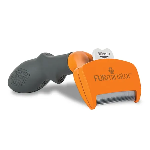 Фурминатор для вычесывания собак FURminator AD-23M1-M2 с кнопкой для чистки шерсти, размер M, лезвие 6.5 см - фото 3