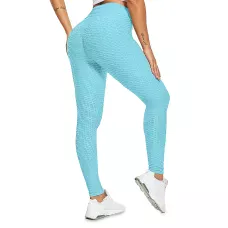 Легінси для фітнесу LiFit&Fashion LG-078, L, XL, 2XL, рожевий, бірюзовий 2XL