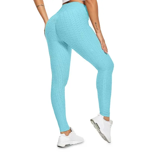 Легінси для фітнесу LiFit&Fashion LG-078, L, XL, 2XL, рожевий, бірюзовий 2XL