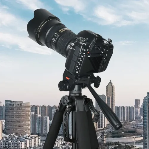 Штатив JIADUODUO Т-1700, триніг 1.7 м, навантаження до 3 кг, з бульбашковим рівнем, алюмінієвий - фото 8