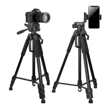 Штатив JIADUODUO Т-1700, триніг 1.7 м, навантаження до 3 кг, з бульбашковим рівнем, алюмінієвий