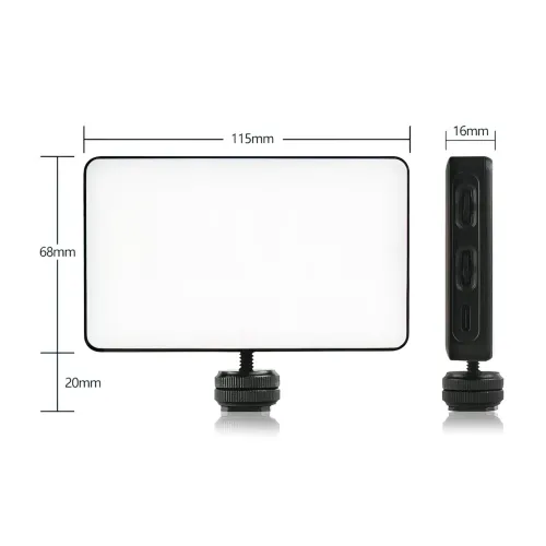 LED лампа Luxceo W140 RGB для фото та відео, 8 Вт, від 2500 до 9000 К, акумуляторна 3100 мА/год, 140 діодів - фото 6