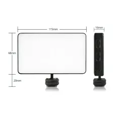 LED лампа Luxceo W140 RGB для фото и видео, 8 Вт, от 2500 до 9000 К, аккумуляторная 3100 мА/ч, 140 диодов