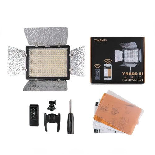 Постійне студійне світло Yongnuo YN-300 III, LED-панель, від 3200-5500K, 18 Вт, 2280 лм, 300 діодів - фото 4
