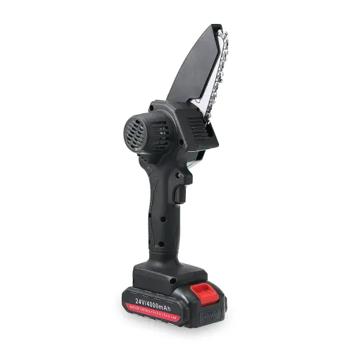 Пила акумуляторна Chainsaw, 4000 мА/год, 24 В, ручна, ланцюгова, електрична, на 2 акумулятори, у кейсі - фото 3