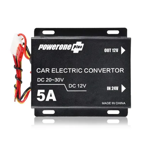 Автомобільний перетворювач напруги Powerone Plus з 24-12 В, 5 A, постійного струму