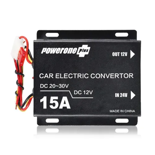 Автомобильный преобразователь напряжения Powerone Plus с 24-12 В, 15 A, постоянного тока - фото 3