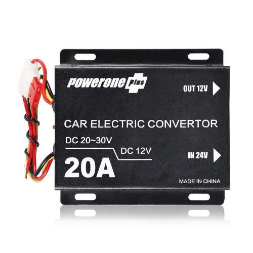 Автомобильный преобразователь напряжения Powerone Plus с 24-12 В, 20 A, постоянного тока - фото 5