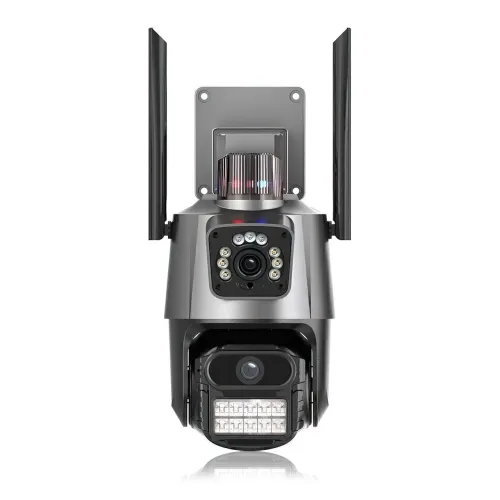 Камера видеонаблюдения Dual Lens, 8 Мп, уличная, поворотная, WiFi, с зумом, iCSee - фото 8