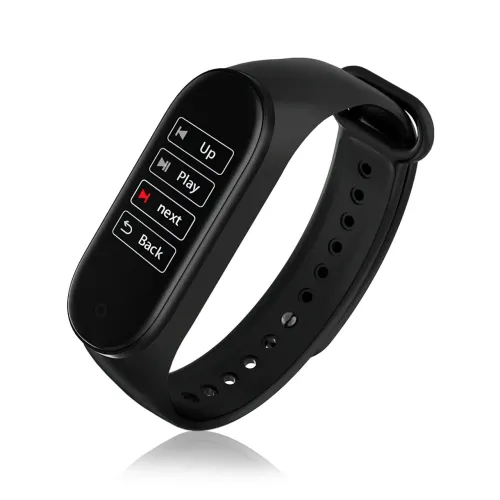 Фітнес-браслет Smart Band M4 з вимірюванням кисню в крові, OLED екран 0.42, IP67 - фото 3