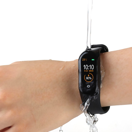 Фитнес браслет Smart Band M4 с функцией измерения кислорода в крови, 0.42, 90 мА/ч, OLED экран, IP67 - фото 5