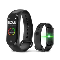 Фитнес браслет Smart Band M4 с функцией измерения кислорода в крови, 0.42, 90 мА/ч, OLED экран, IP67